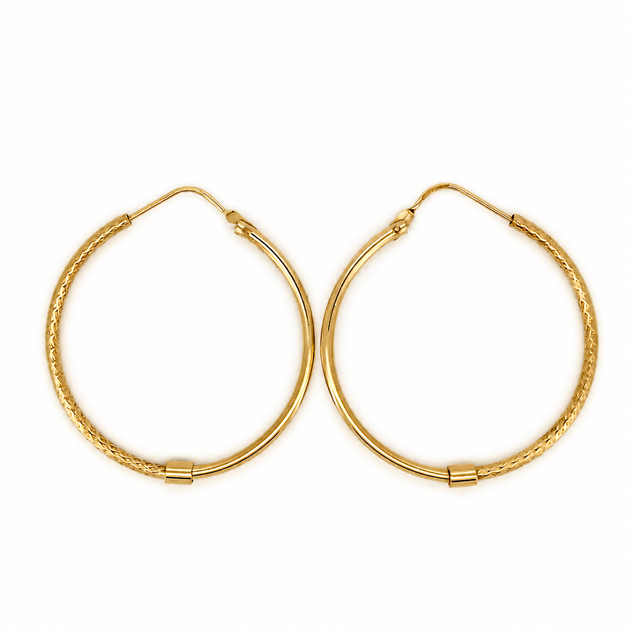 Orecchini - 18 carati Oro giallo - Made inItaly - Handmade