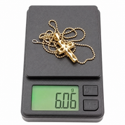 Collana con ciondolo - 18 carati Oro bianco, Oro giallo - 0.04ct. tw. Diamante (Naturale) - Made in Italy - Handmade