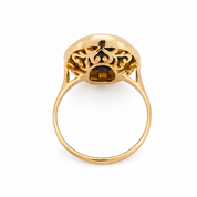 Anello - 18 carati Oro giallo - 7.00ct. tw. Granato - Made in Italy - Handmade