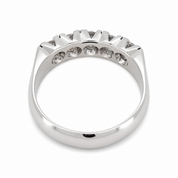 Anello - 18 carati Oro bianco - 0.55ct. tw. Diamante (Naturale) - Made in Italy - HandMade