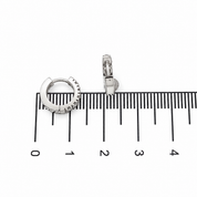 Orecchini - 18 carati Oro bianco - 0.15ct. tw. Diamante (Naturale) - Made in Italy - Handmade