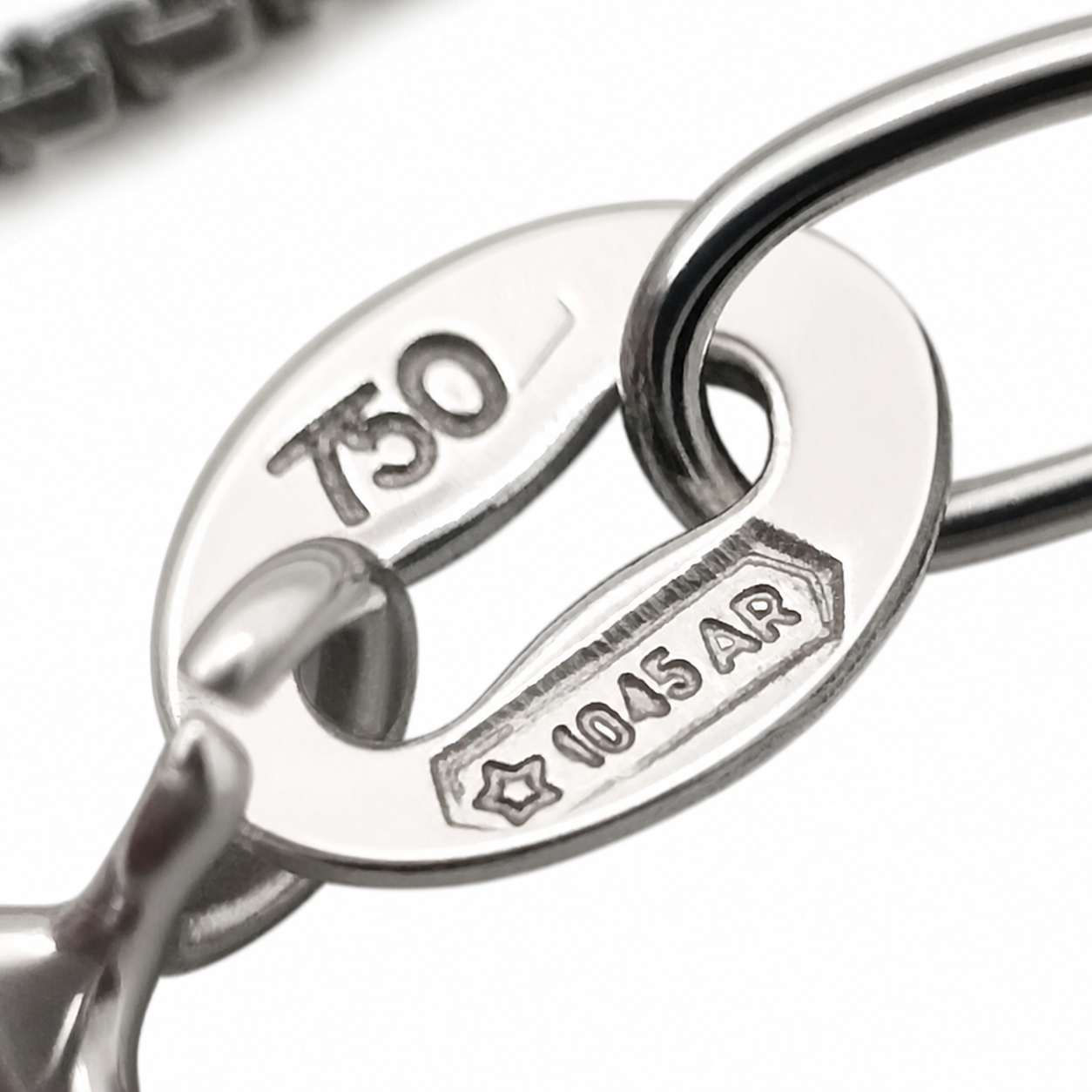 Collana con ciondolo - 18 carati Oro bianco - 0.17ct. tw. Diamante (Naturale) - Made in Italy - Handmade
