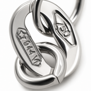 Collana con ciondolo - 18 carati Oro bianco - 0.01ct. tw. Diamante (Naturale) - Perla - Made in Italy - Handmade