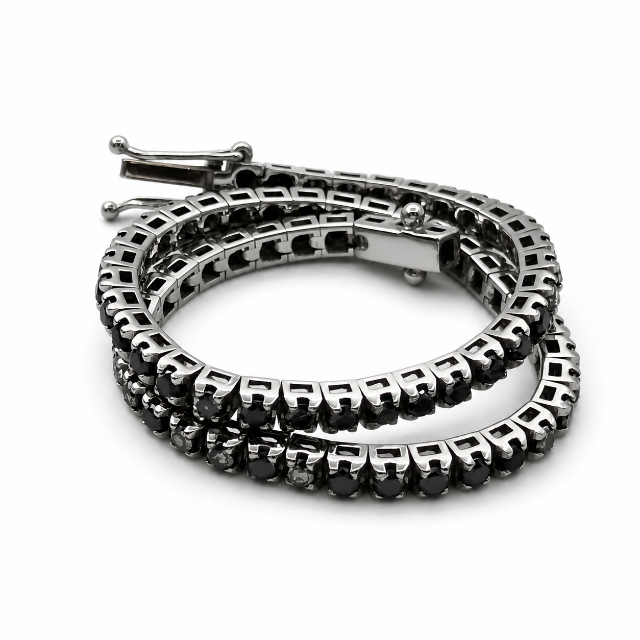 Bracciale - 18 carati Oro bianco- 2.69ct. tw. Diamante (Naturale) - Diamante - Made in Italy - Handmade