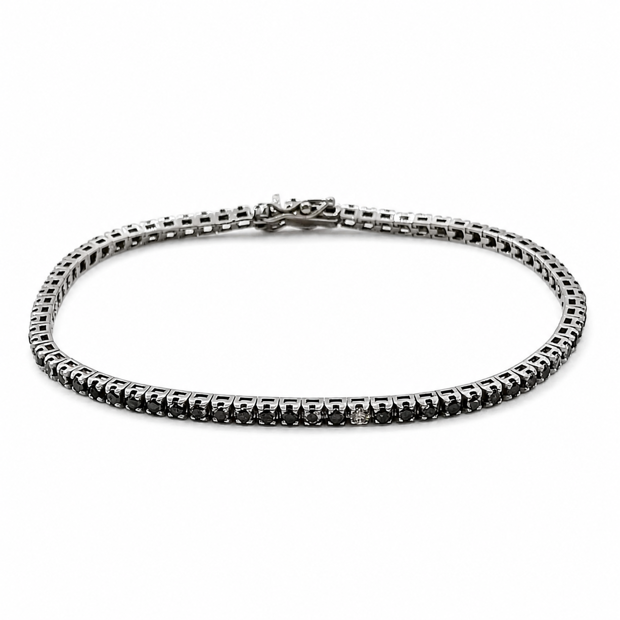 Bracciale - 18 carati Oro bianco- 2.69ct. tw. Diamante (Naturale) - Diamante - Made in Italy - Handmade