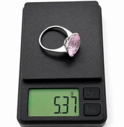Anello - 18 carati Oro bianco - 10.00ct. tw. Quarzo - Made in Italy - Handmade