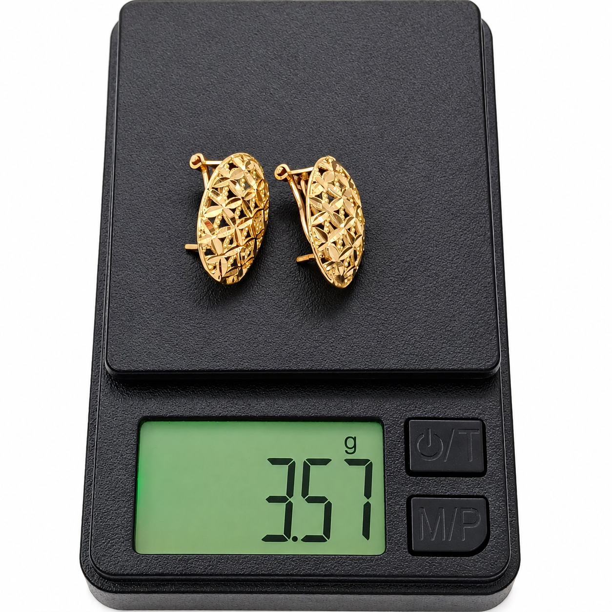 Orecchini - 18 carati Oro giallo - Made in Italy - HandMade