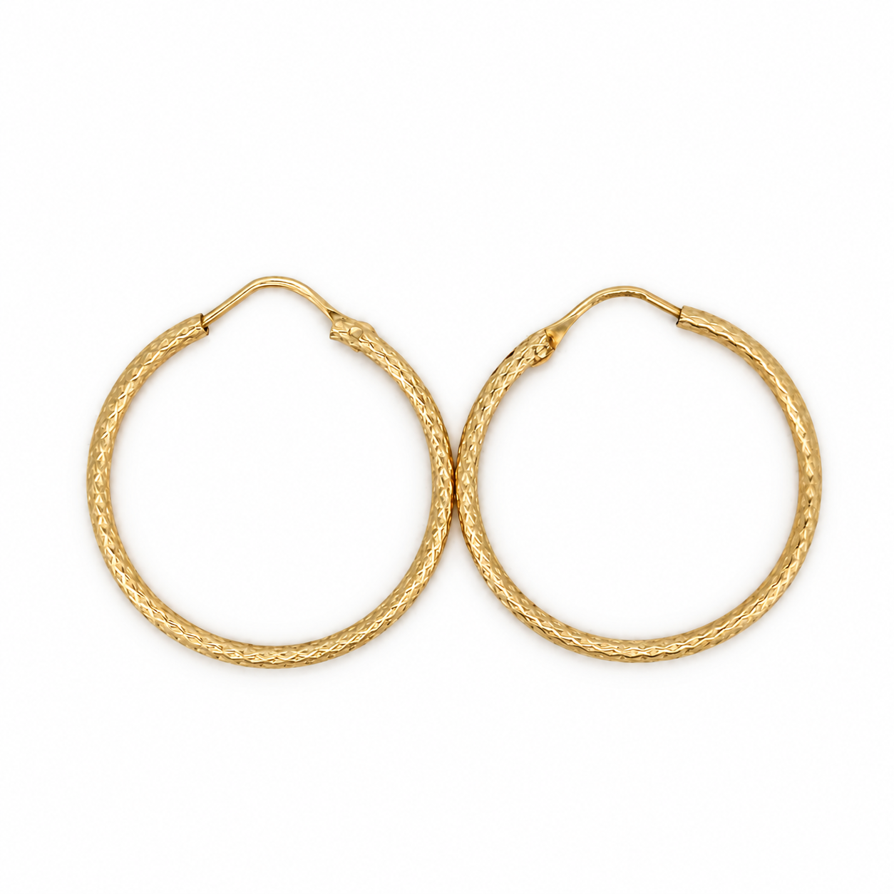 Orecchini - 18 carati Oro giallo - Made in Italy - HandMade
