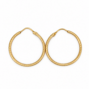 Orecchini - 18 carati Oro giallo - Made in Italy - HandMade