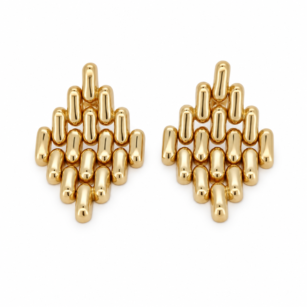 Orecchini - 18 carati Oro giallo - Made in Italy