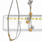Collana - 18 carati Oro giallo, Oro bianco - Made in Italy - HandMade
