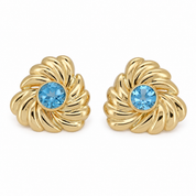 Senza prezzo di riserva - Orecchini - 18 carati Oro giallo - 1.80ct. tw. Topazio - Made in Italy - HandMade