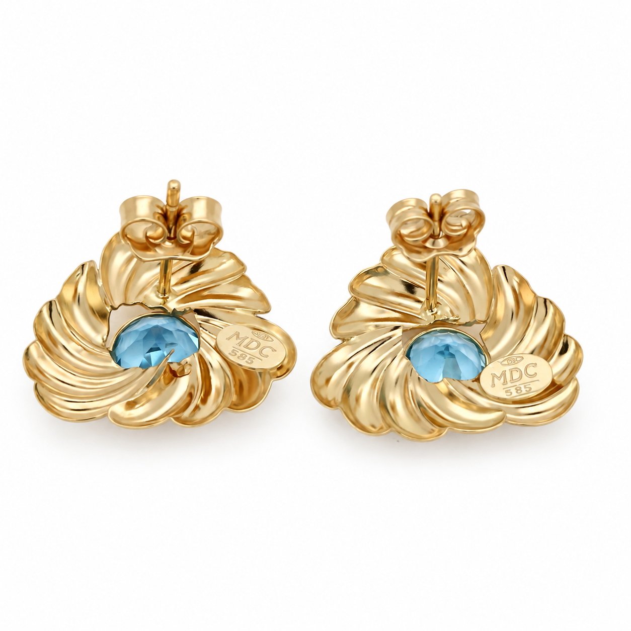 Senza prezzo di riserva - Orecchini - 18 carati Oro giallo - 1.80ct. tw. Topazio - Made in Italy - HandMade