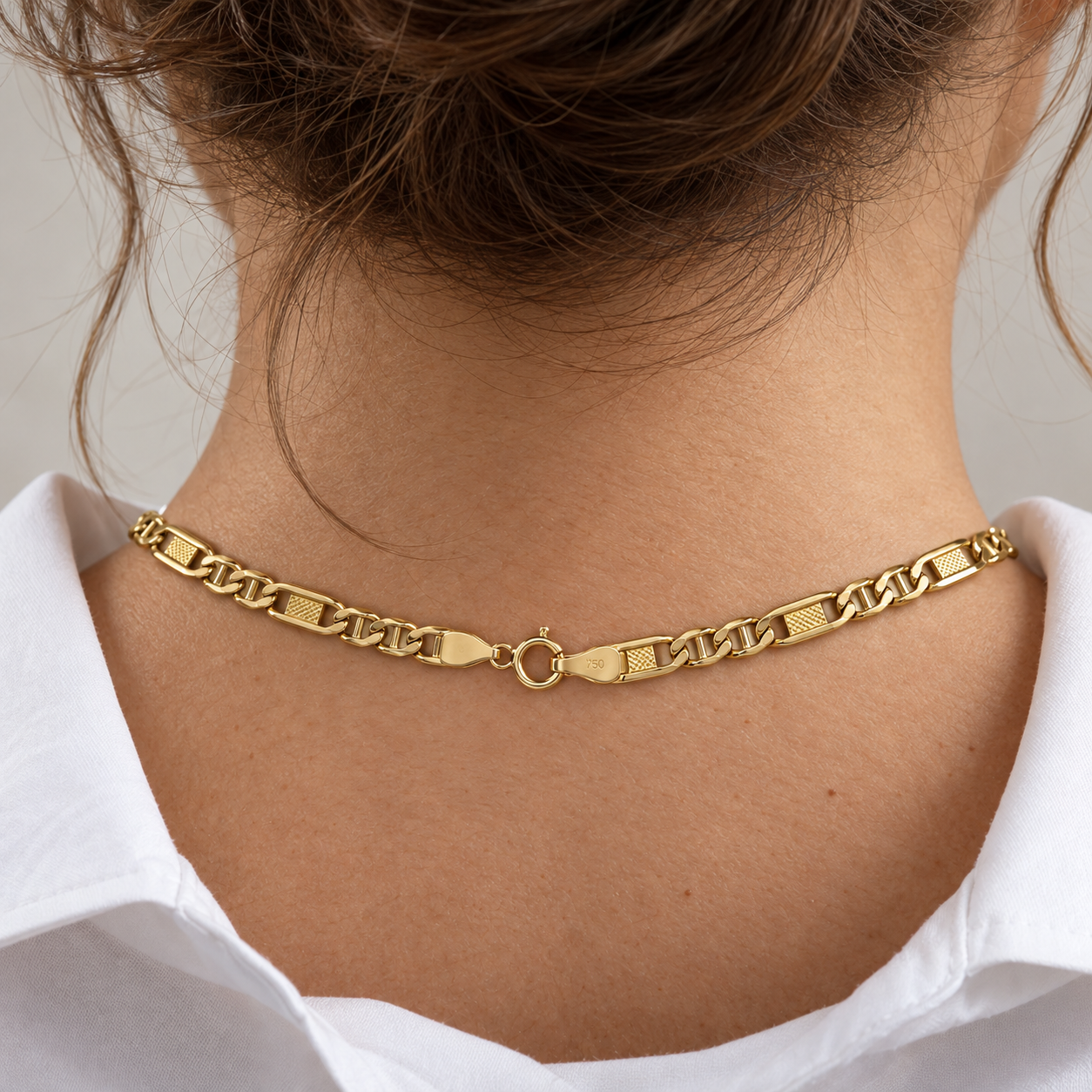 Collana - 18 carati Oro giallo - Made in Italy - HandMade