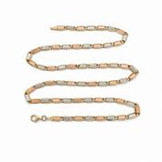 Collana - 18 carati Oro giallo, Oro bianco, Oro rosa - Made in Italy - HandMade