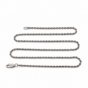 Collana - 18 carati Oro bianco - Made in Italy - HandMade