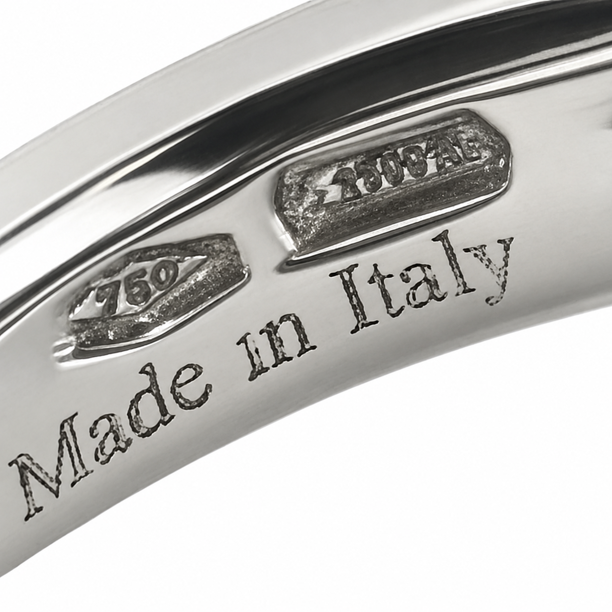 Anello - 18 carati Oro bianco - 0.305ct. tw. Diamante - Made in Italy - HandMade