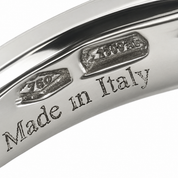 Anello - 18 carati Oro bianco - 0.305ct. tw. Diamante - Made in Italy - HandMade