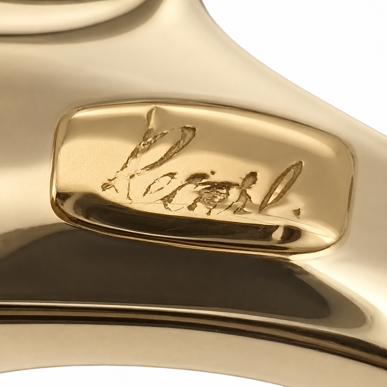 Anello - 18 carati Oro giallo, Oro bianco - 0.06ct. tw. Diamante (Naturale) - Made in Italy - HandMade