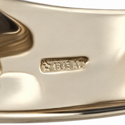 Anello - 18 carati Oro giallo, Oro bianco - 0.06ct. tw. Diamante (Naturale) - Made in Italy - HandMade