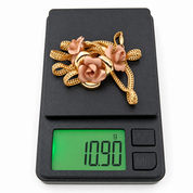 Collana - 18 carati Oro giallo, Oro rosa - Made in Italy - Handmade