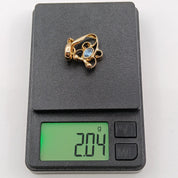 Ciondolo - 18 carati Oro giallo - 0.60ct. tw. Topazio - Made in Italy - HandMade