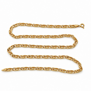 Necklace - 18 carat Yellow gold - Made in Italy - Handmade