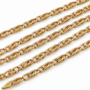 Necklace - 18 carat Yellow gold - Made in Italy - Handmade