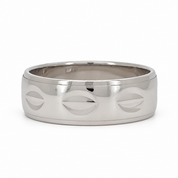 Anello - 18 carati Oro bianco - Made in Italy - Handmade