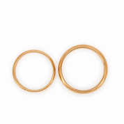 Anello - 18 carati Oro giallo - Made in Italy - HandMade