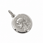 Ciondolo - 18 carati Oro bianco - Made in Italy - HandMade