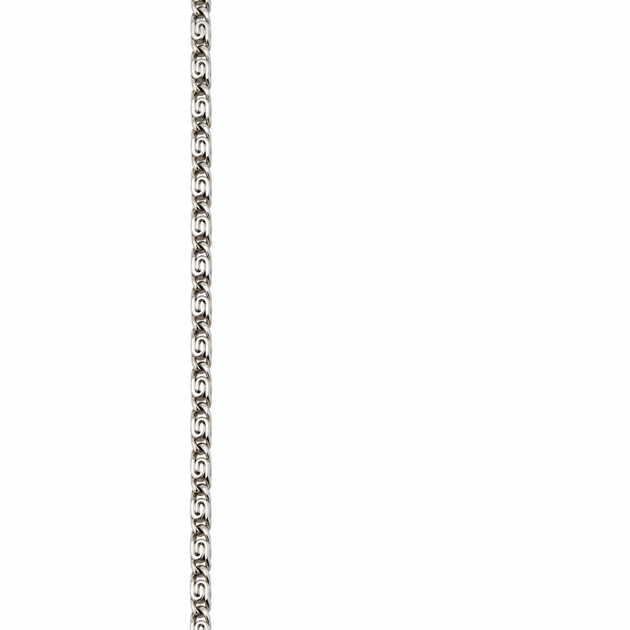 Collana - 18 carati Oro bianco - Made in Italy - HandMade