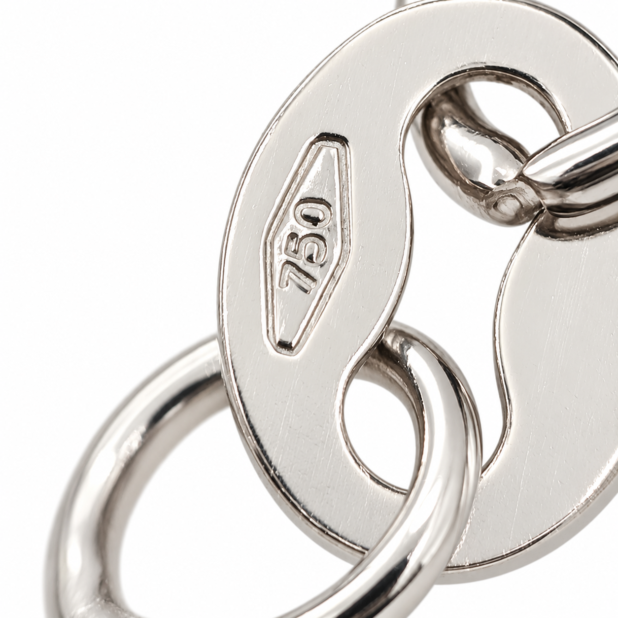 Collana - 18 carati Oro bianco - Made in Italy - HandMade
