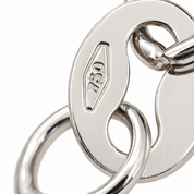 Collana - 18 carati Oro bianco - Made in Italy - HandMade