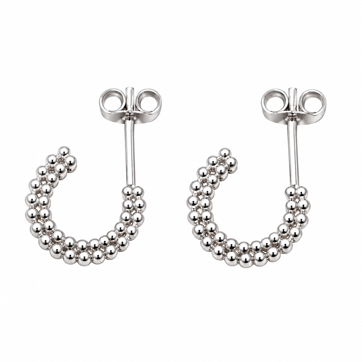 Orecchini - 18 carati Oro bianco - Made in Italy - HandMade