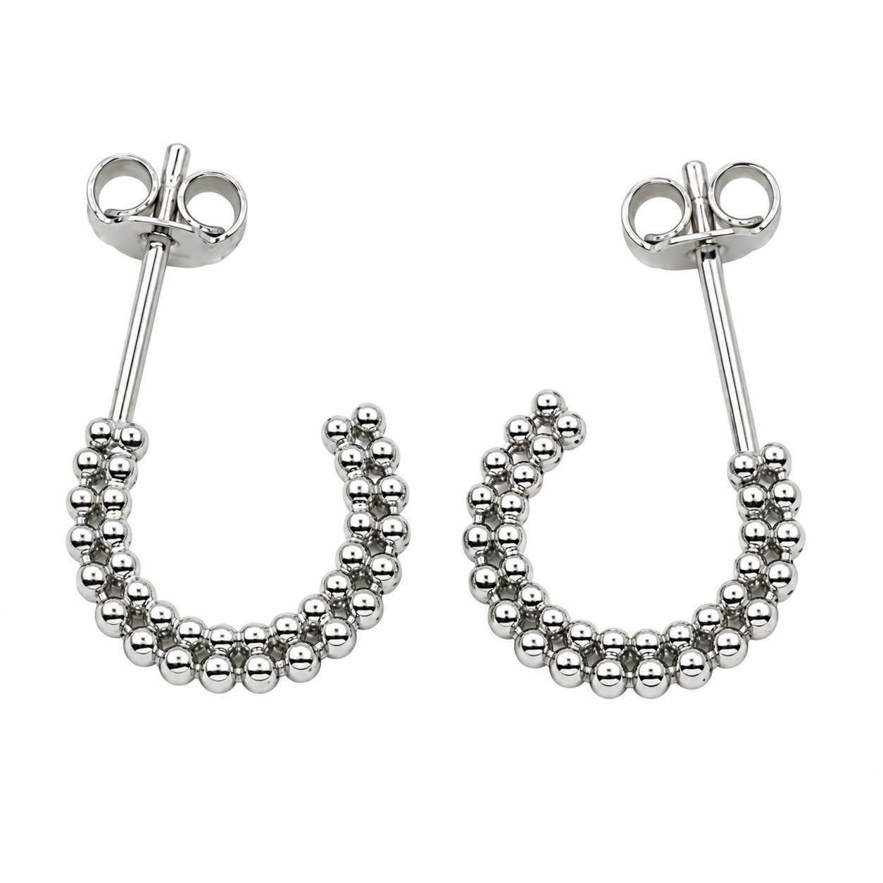 Orecchini - 18 carati Oro bianco - Made in Italy - HandMade