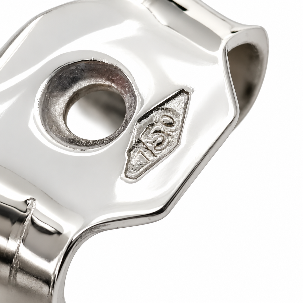 Orecchini - 18 carati Oro bianco - Made in Italy - HandMade