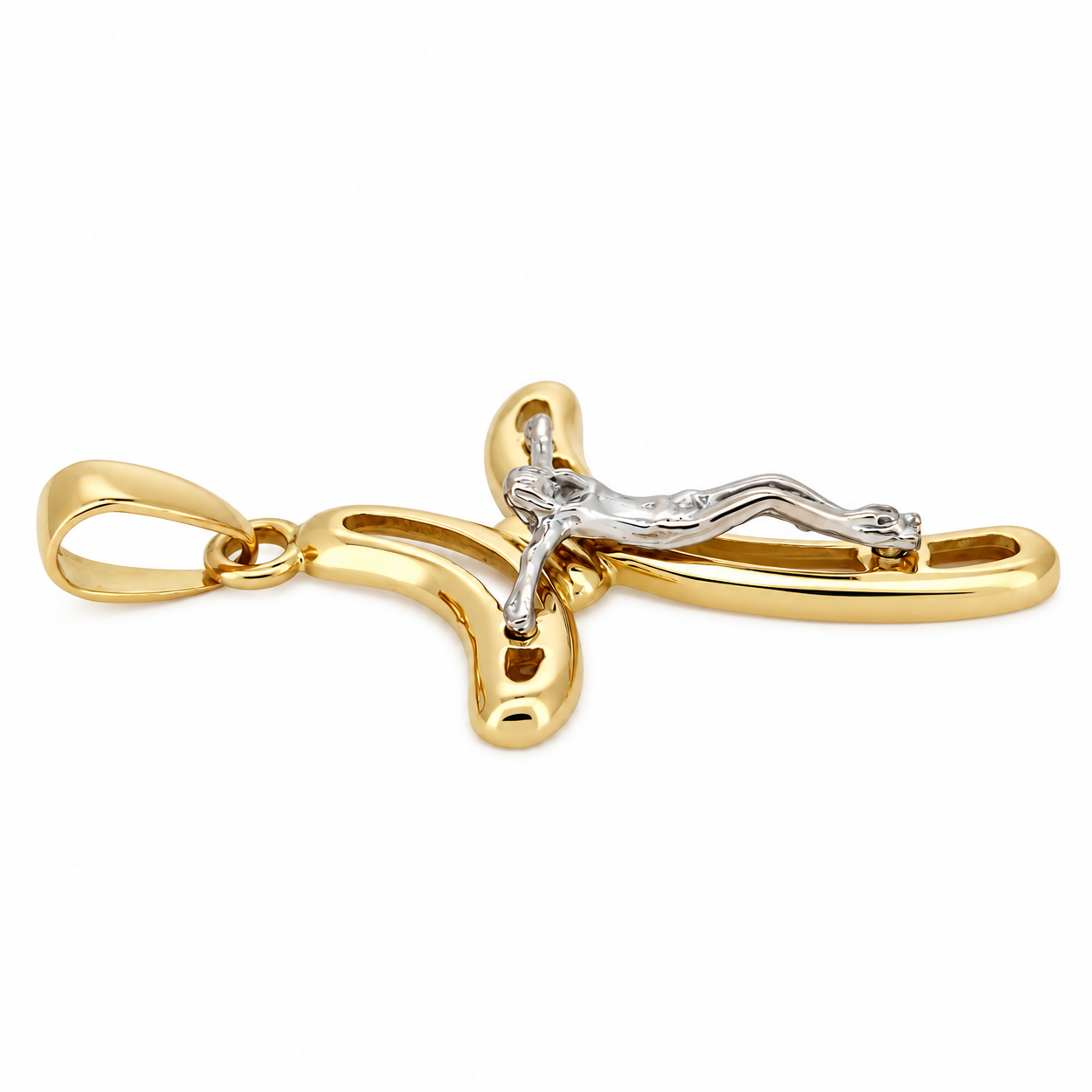 Ciondolo - 18 carati Oro giallo, Oro bianco - Made in Italy - HandMade
