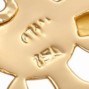 Ciondolo - 18 carati Oro giallo, Oro bianco - Made in Italy - HandMade