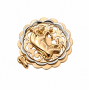 Ciondolo - 18 carati Oro giallo, Oro bianco - Made in Italy - HandMade
