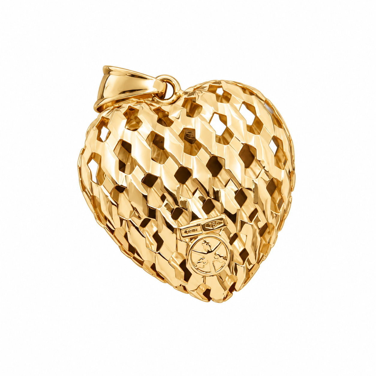Ciondolo - 18 carati Oro giallo - Made in Italy - HandMade