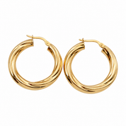 Orecchini - 18 carati Oro giallo - Made in Italy - HandMade