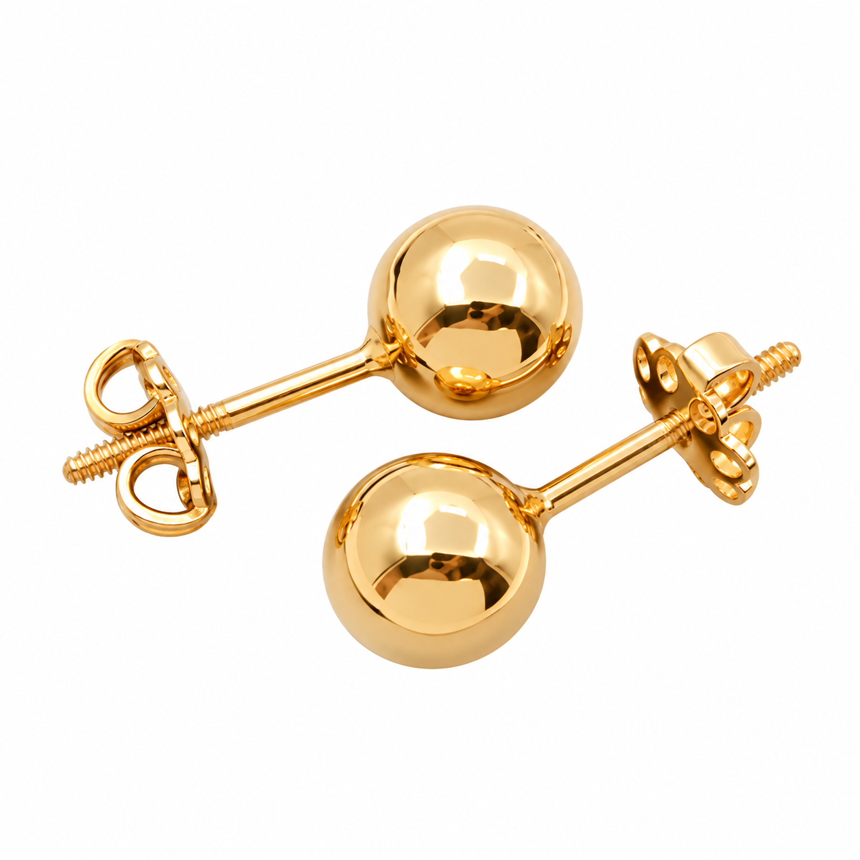 Orecchini - 18 carati Oro giallo - Made in Italy - HandMade