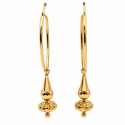 Orecchini - 18 carati Oro giallo - Made in Italy - HandMade