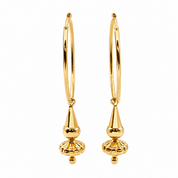 Orecchini - 18 carati Oro giallo - Made in Italy - HandMade