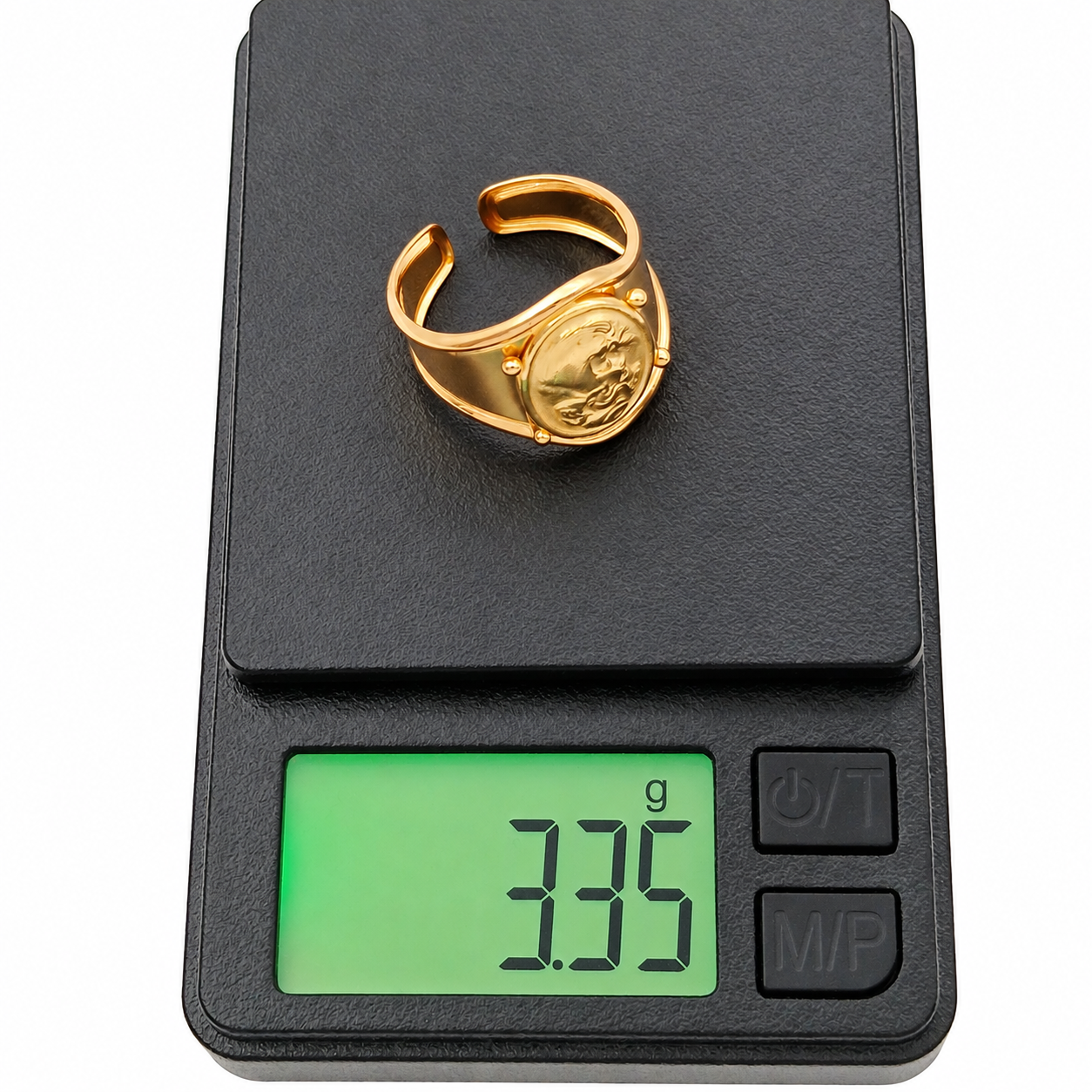 Anello - 18 carati Oro giallo - Made in Italy - Handmade