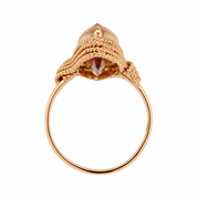 Anello - 18 carati Oro giallo - 8.00ct. tw. Quarzo - Made in Italy - Handmade