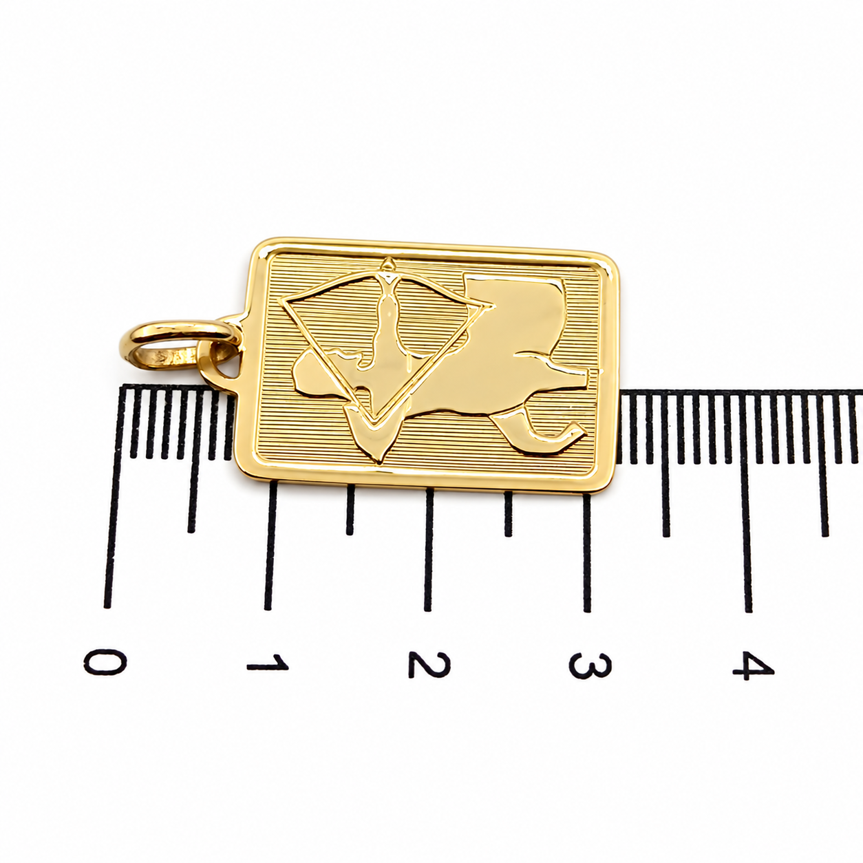 Ciondolo - 18 carati Oro giallo - Made in Italy - Handmade