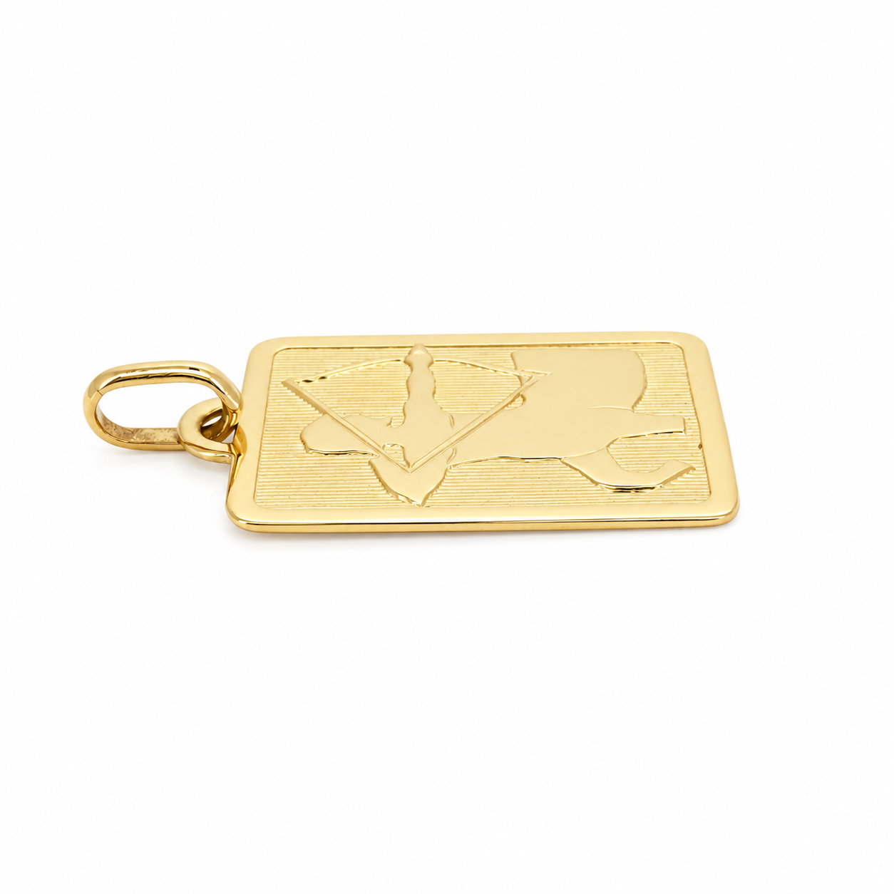 Ciondolo - 18 carati Oro giallo - Made in Italy - Handmade