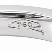 Anello - 18 carati Oro bianco - 6.88ct. tw. Acquamarina - Diamante - Made in Italy - Handmade